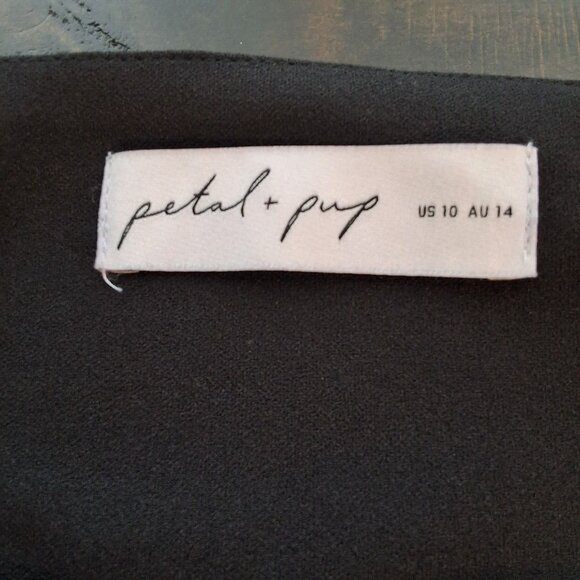 Petal & Pup Womens Hyatt Dress Black Sz 10 Special Occasion Dress - Picture 6 of 8